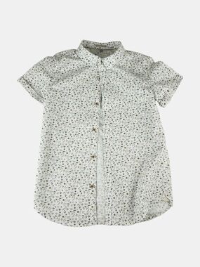 Cactus Boys Short-Sleeve Mini Floral Button-Down Shirt